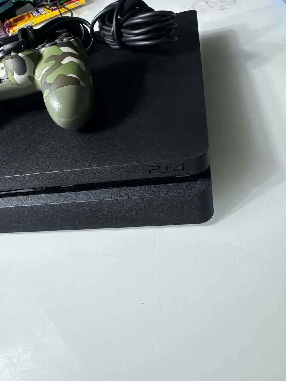 Sony PlayStation 4 PS4 Slim Console with Green Camo DualShock 4 Controller